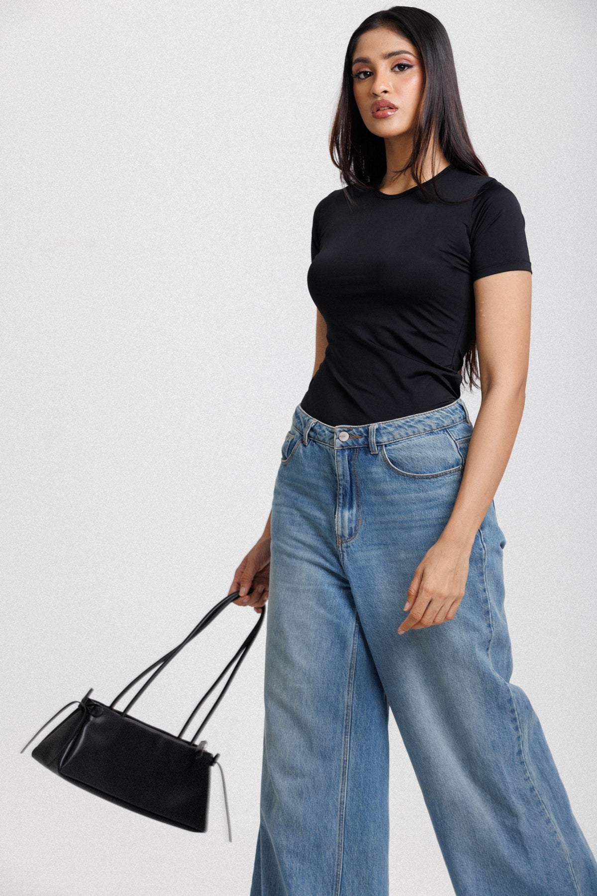 Fitted Top Black