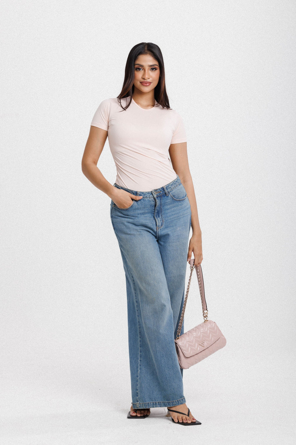 Fitted Top Peach