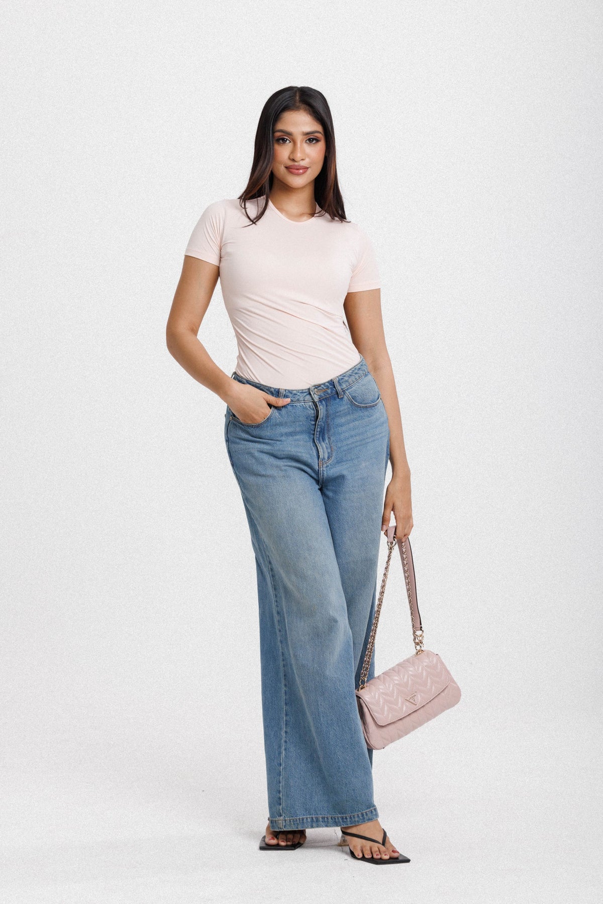 Fitted Top Peach