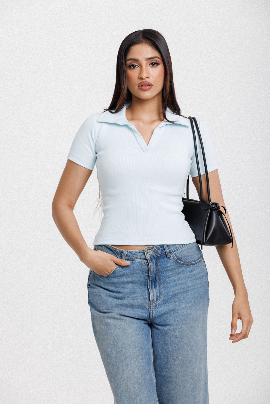 Polo Top Sky Blue