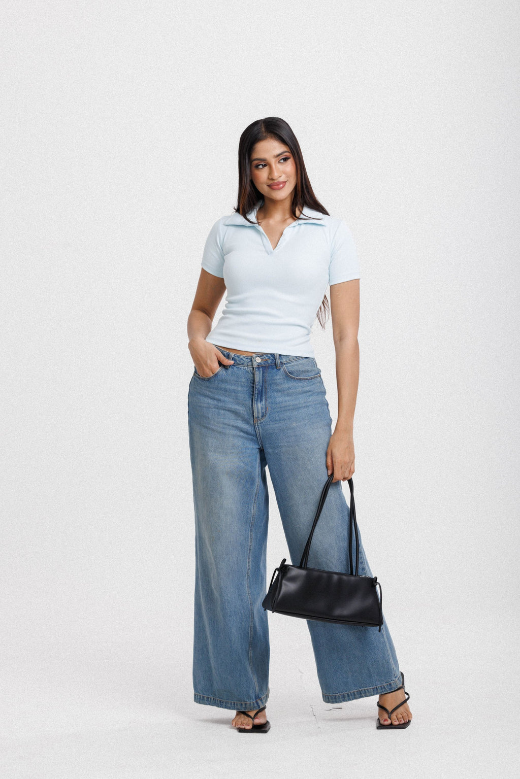 Polo Top Sky Blue