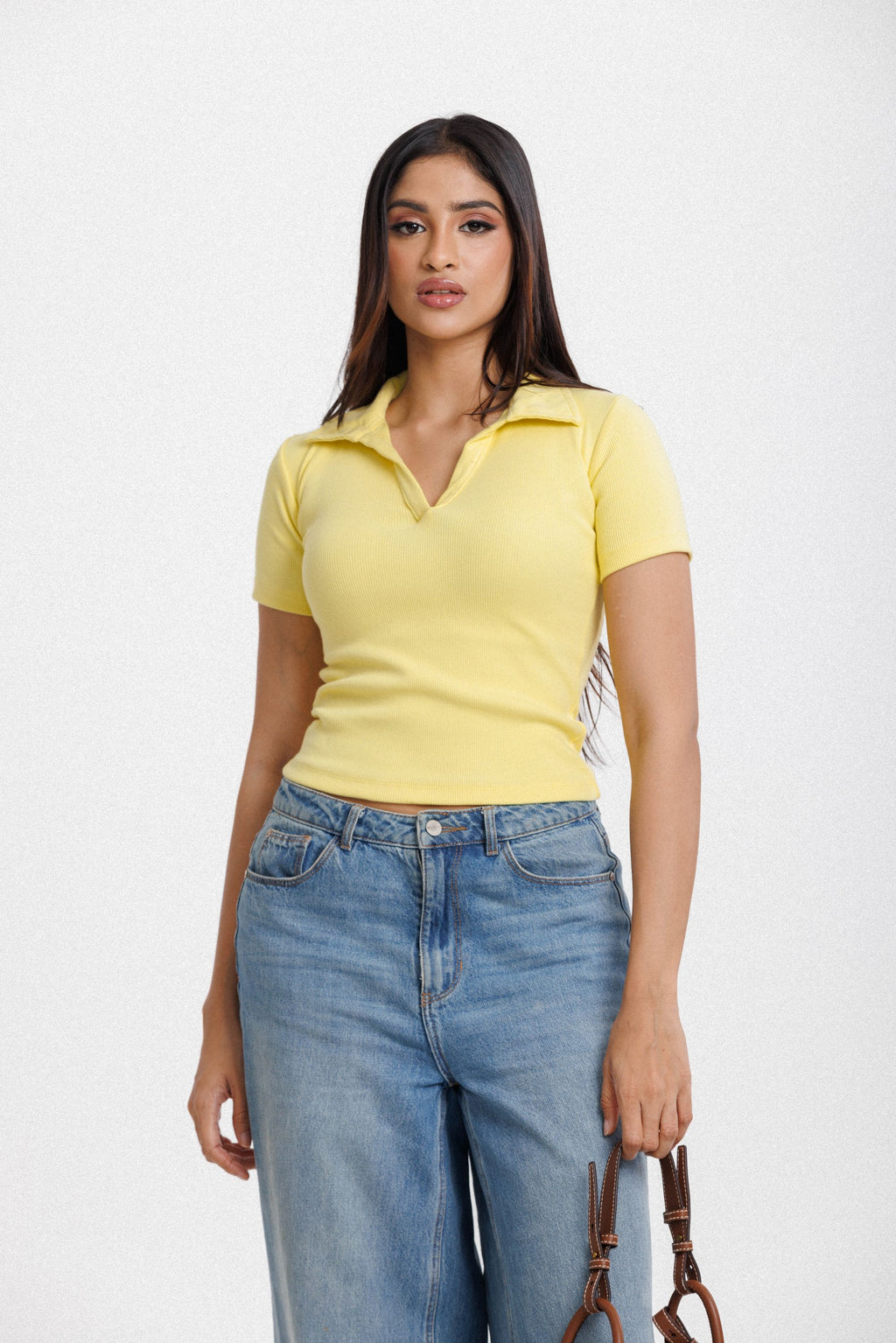 Polo Top Yellow
