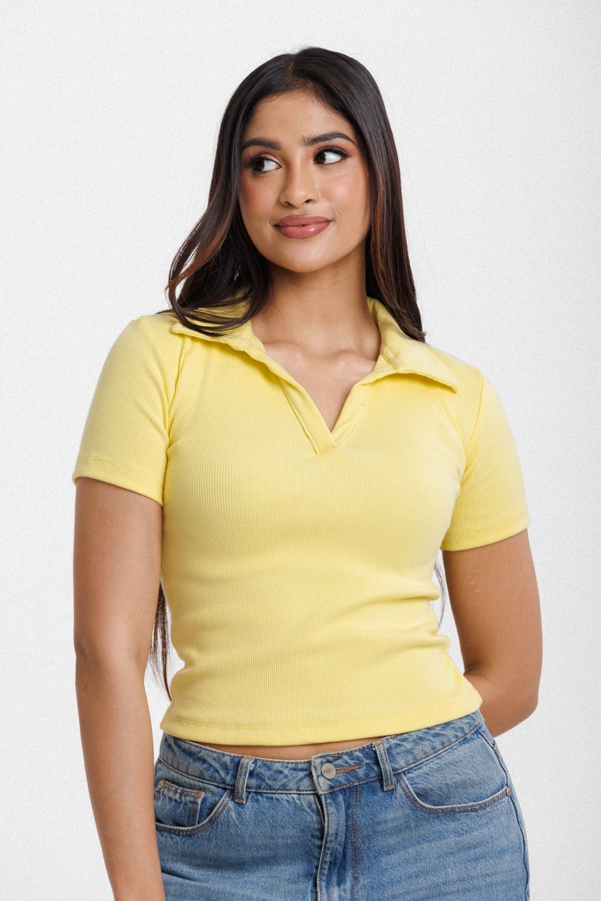 Polo Top Yellow