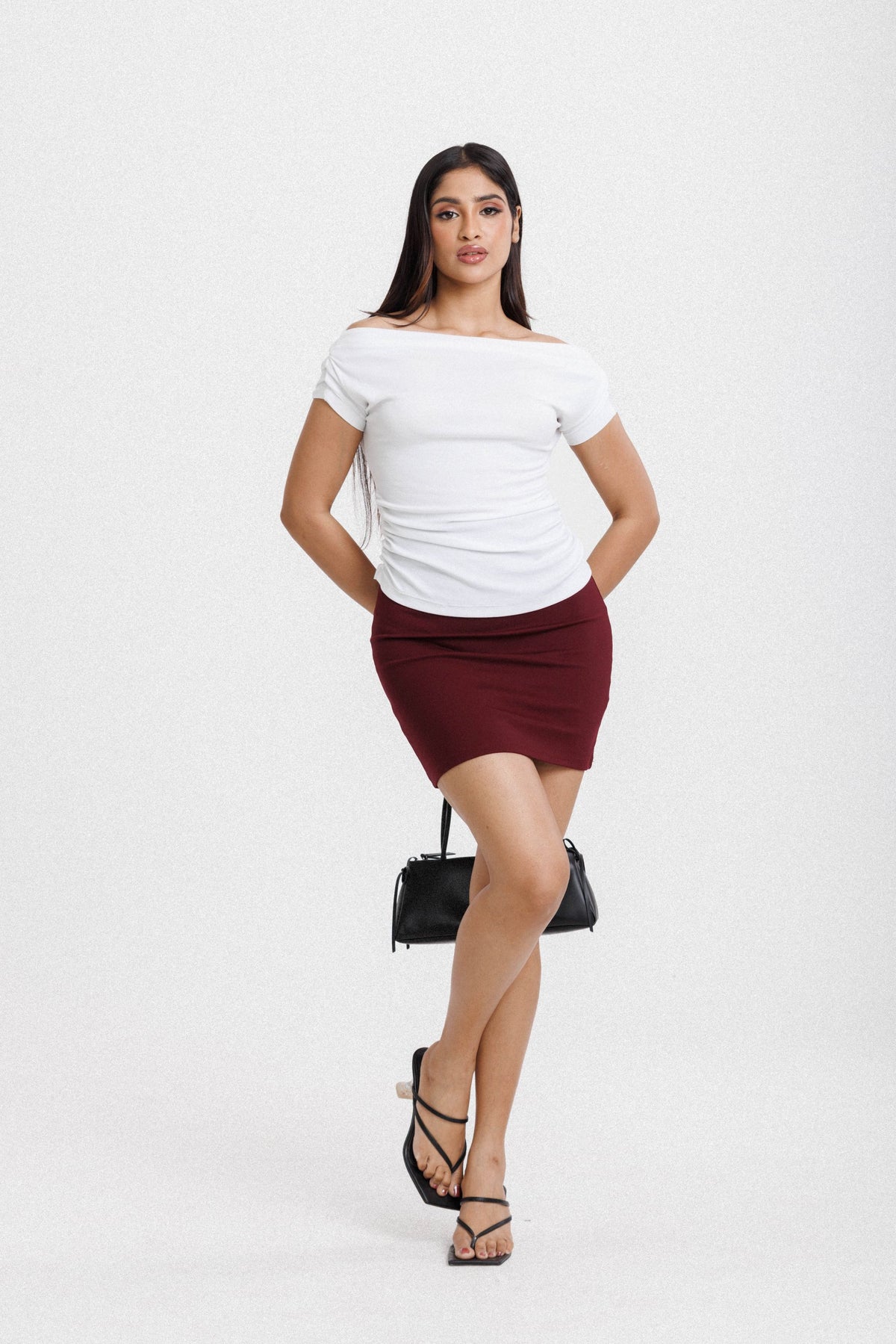 Off Shoulder Top White